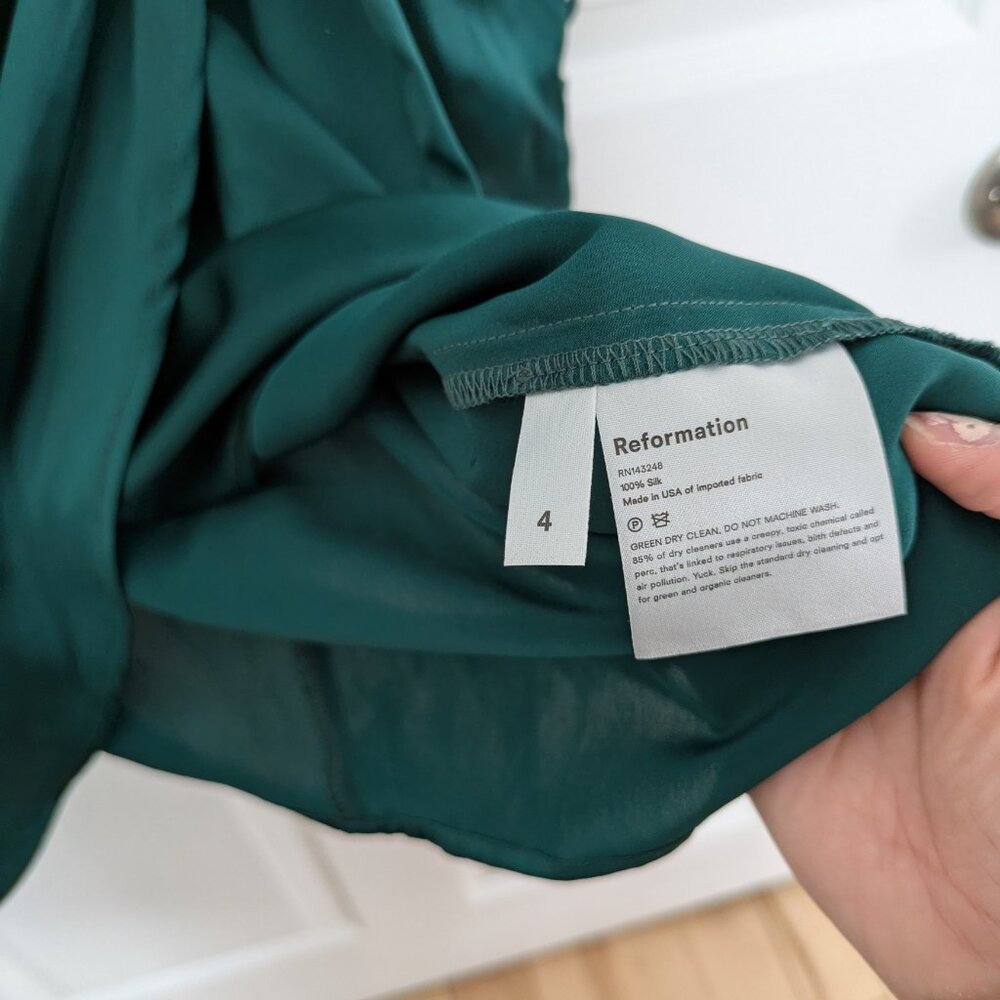 Reformation Silk Hyperion Dress - Picture 5 of 6